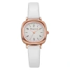 2023 New Forest Style Watch, a fresh and artistic square simple women's watch for female students, a retro leather strap small square watch Item Picture